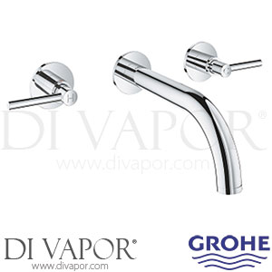 Grohe 20169003 Atrio Three-Hole Basin Mixer (1/2 Inch) S-Size Spare Parts