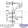 Grohe 20169DC3 Mixer Spare Diagram