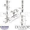 Grohe Ondus 3-Hole Basin Mixer S-Size Spares