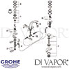 Grohe Ondus 3-Hole Basin Mixer S-Size Spares