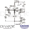 Grohe 20180KS0 Mixer Spare Diagram