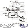 Grohe 20188000 Mixer Spare Diagram