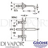Grohe 20189000 Mixer Spare Diagram