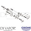 Grohe 20189000 Mixer Spare Tech Diagram