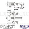 Grohe 20190000 Mixer Spare Diagram