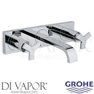 Grohe 20190000 Allure 3-Hole Basin Mixer (1/2 Inch) S-Size for 32 706 000 Tap Spare Parts