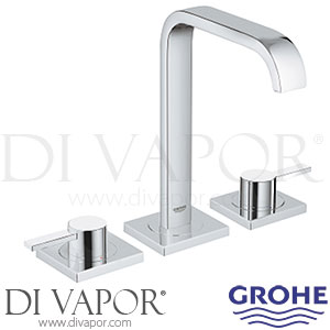 Grohe 2019100A Allure Three-Hole Basin Mixer (1/2 Inch) M-Size Tap Spare Parts