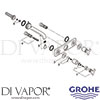 Grohe 20192000 Mixer Spare Tech Diagram
