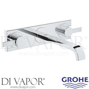 Grohe 20193000 Allure Three-Hole Basin Mixer (1/2 Inch) M-Size Spare Parts