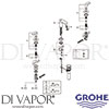 Grohe 2019900A Mixer Spare Diagram