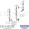 Grohe 2020900A Mixer Spare Diagram