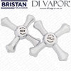 Bristan 2022103302 Handle Assembly Chrome Pair for Colonial Tap Range