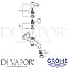 Grohe 20280000 Spare Tech Diagram