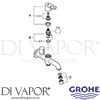 Grohe 20283000 Spare Tech Diagram