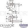 Grohe 20288000 Mixer Spare Diagram