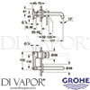 Grohe 20292000 Mixer Spare Diagram