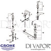 Grohe Essence 3-Hole Basin Mixer S-Size Tap Spares