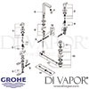 Grohe Lineare Three-Hole Basin Mixer M-Size Spares