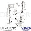 Grohe 20306000 Mixer Spare Diagram
