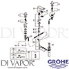 Grohe 2034300A GEN2 Mixer Spare Tech Diagram