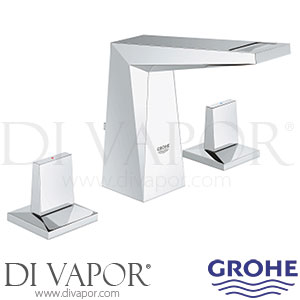 Grohe 2034300A Allure Brilliant Three-Hole Basin Mixer Tap Spare Parts
