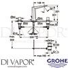 Grohe 20344000 Mixer Spare Diagram