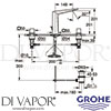 Grohe 20344A00 Mixer Spare Diagram