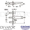 Grohe 20346000 Mixer Spare Diagram