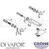 Grohe 20348000 Mixer Spare Tech Diagram