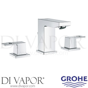 Grohe 20351000 Eurocube Three-Hole Basin Mixer (1/2 Inch) S-Size Tap Spare Parts