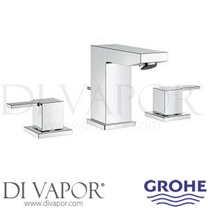 Grohe 20377000 BauMetric Three-Hole Basin Mixer with Pop-Up Waste Tap Spare Parts