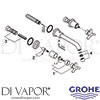 Grohe 20387000 Mixer Spare Tech Diagram