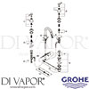 Grohe 20389000 Mixer Spare Diagram