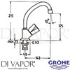 Grohe 20393000 Spare Diagram
