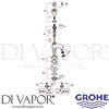 Grohe 20404001 Spare Tech Diagram