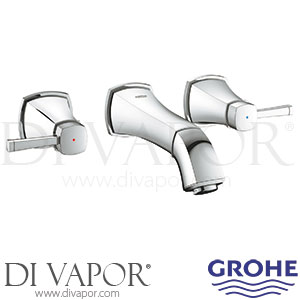 Grohe 20414000 Grandera Three-Hole Basin Mixer (1/2 Inch) S-Size Spare Parts