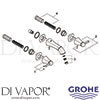 Grohe 20416EN0 Mixer Spare Tech Diagram