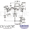 Grohe 20417IG0 Mixer Spare Diagram