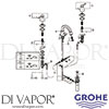 Grohe 2041800A Mixer Spare Tech Diagram