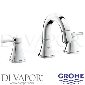 Grohe 20418EN0 Grandera Brushed Nickel Three-Hole Basin Mixer (1/2 Inch) S-Size Spare Parts