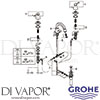 Grohe 2041900A Mixer Spare Tech Diagram