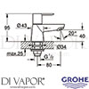 Grohe 20421000 Spare Diagram