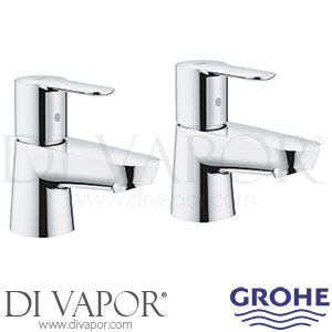 Grohe 2042100M BauEdge Basin Pillar Taps Spare Parts