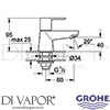Grohe 20422000 Spare Diagram