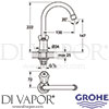 Grohe 20454001 Spare Diagram
