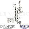 Grohe 20475000 Mixer Spare Diagram