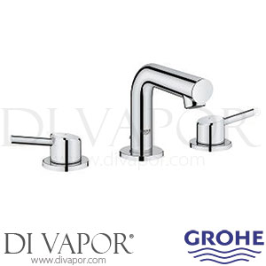 Grohe 20572001 Concetto Three-Hole Basin Mixer Tap Spare Parts