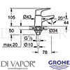 Grohe 20575000 Spare Diagram