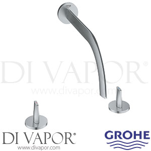 Grohe 20614SD0 Atrio Icon 3D 3 Hole Wall Mount Basin Mixer Tap Spare Parts