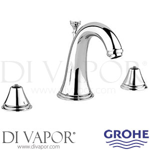 Grohe 20801ENA Geneva Three-Hole Basin Mixer Spare Parts